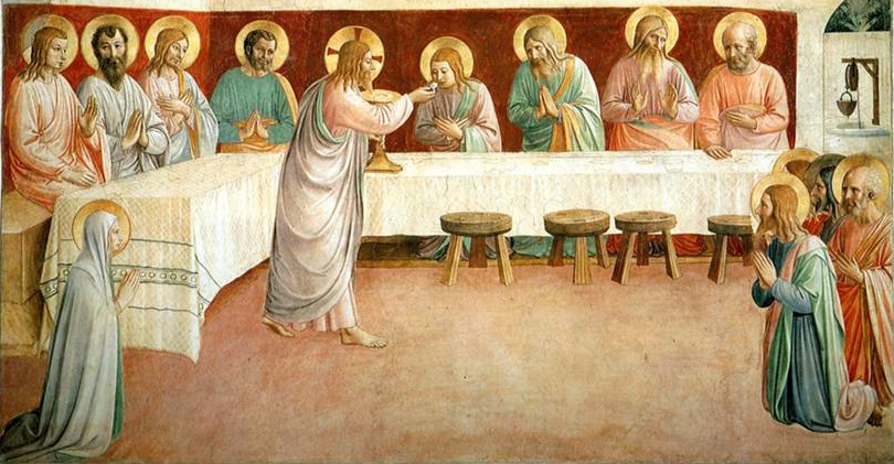 The Institution of the Eucharist, by Fra Angelico